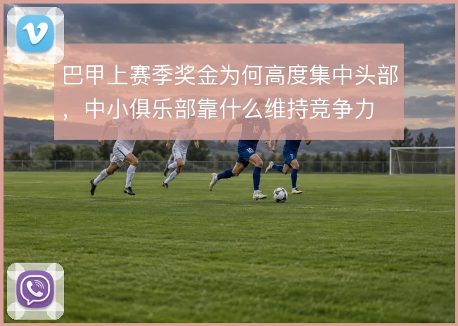 巴甲上赛季奖金为何高度集中头部,中小俱乐部靠什么维持竞争力